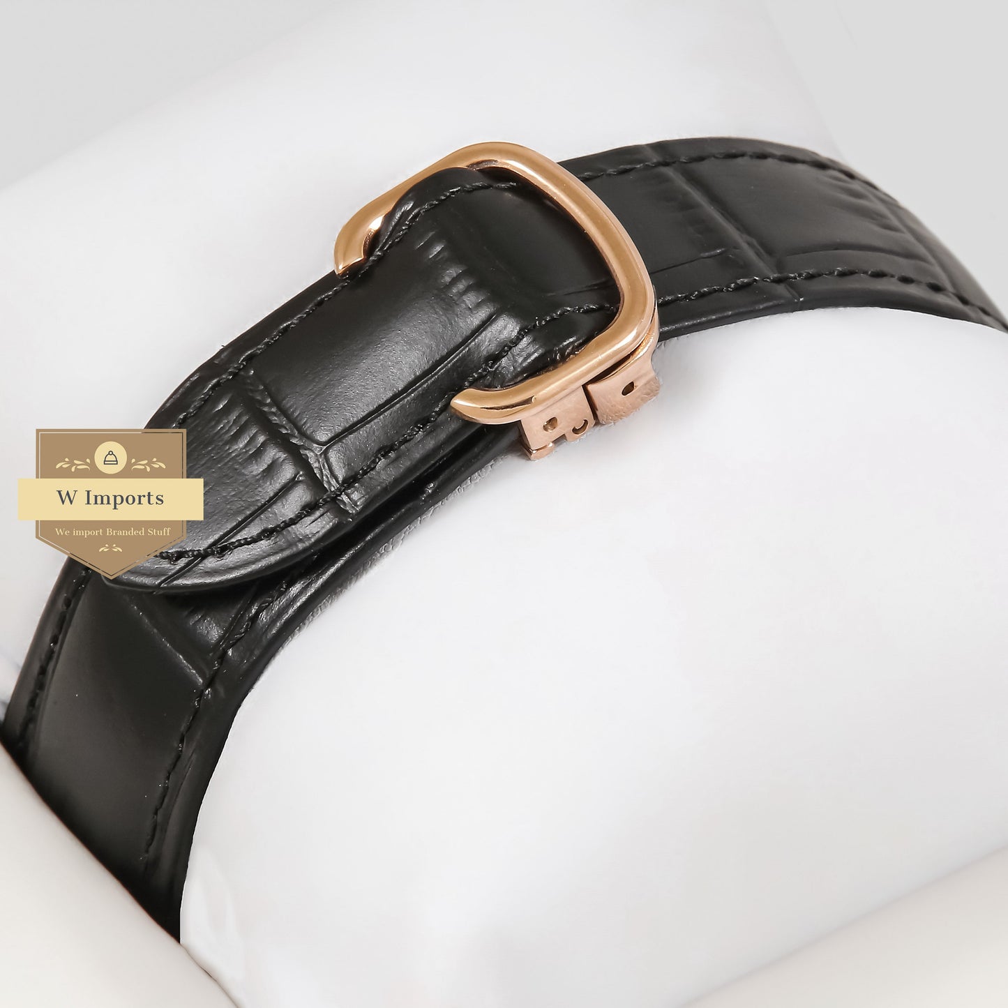 Latest Collection Ballon Bleu Moon Phase Rose Gold Case With Skeleton Dial & Leather Strap