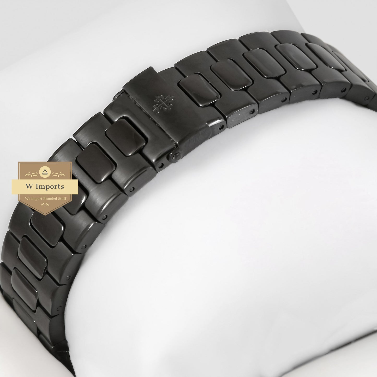 Latest Collection Moon Phase All Black Stainless Steel Automatic Watch