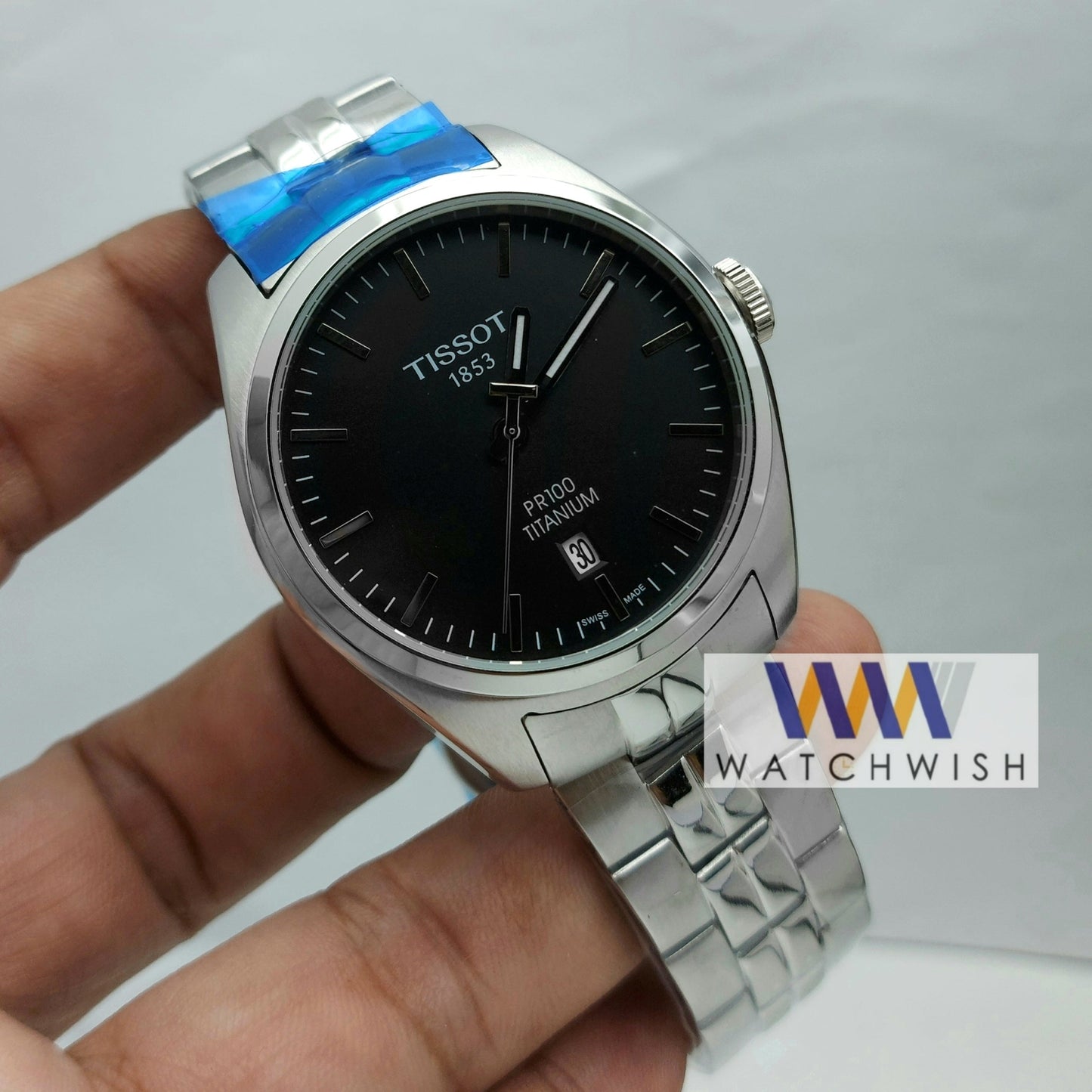 New Collection Silver With Black Dial Watch For Men