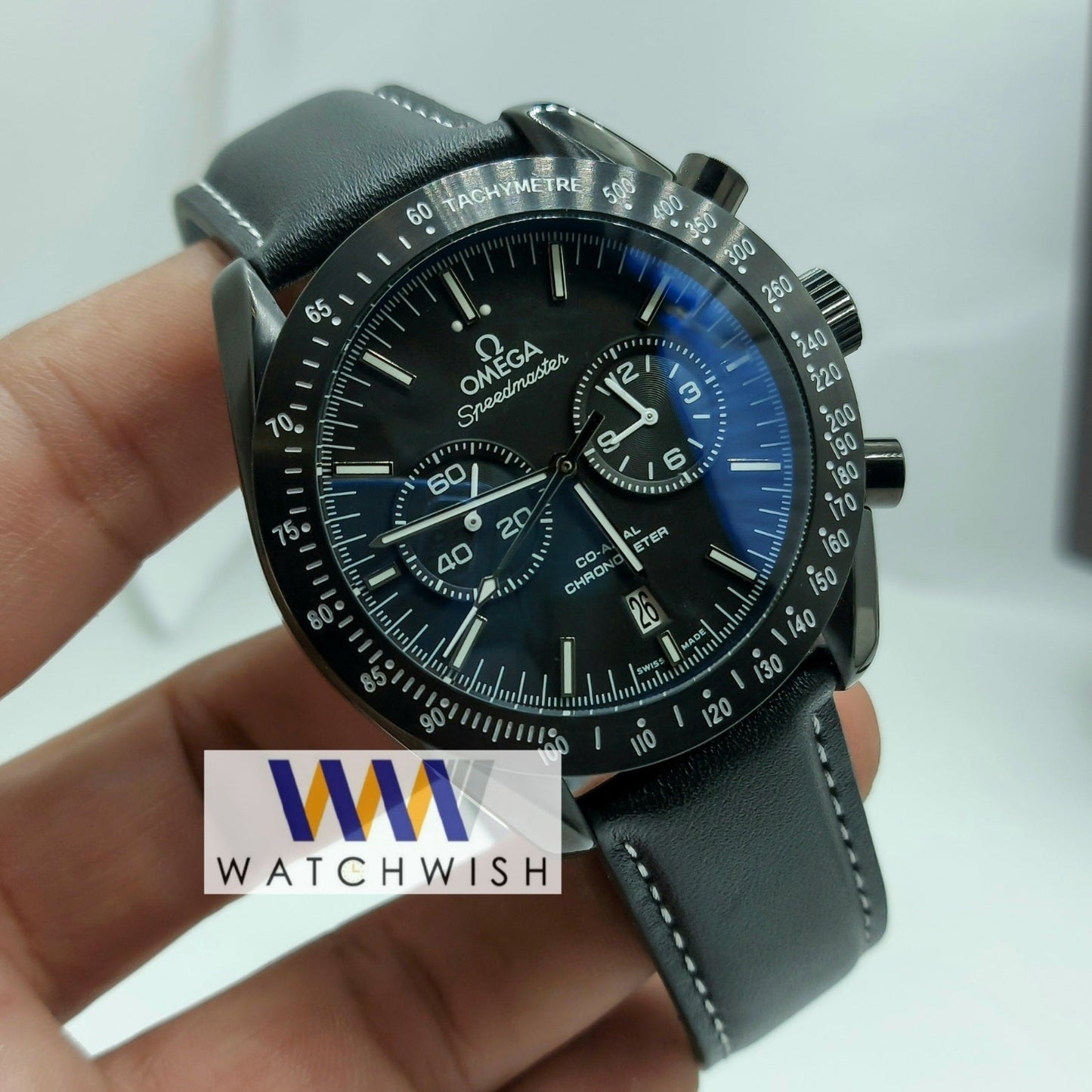 New Collection Full Black Chronograph Brand Watch
