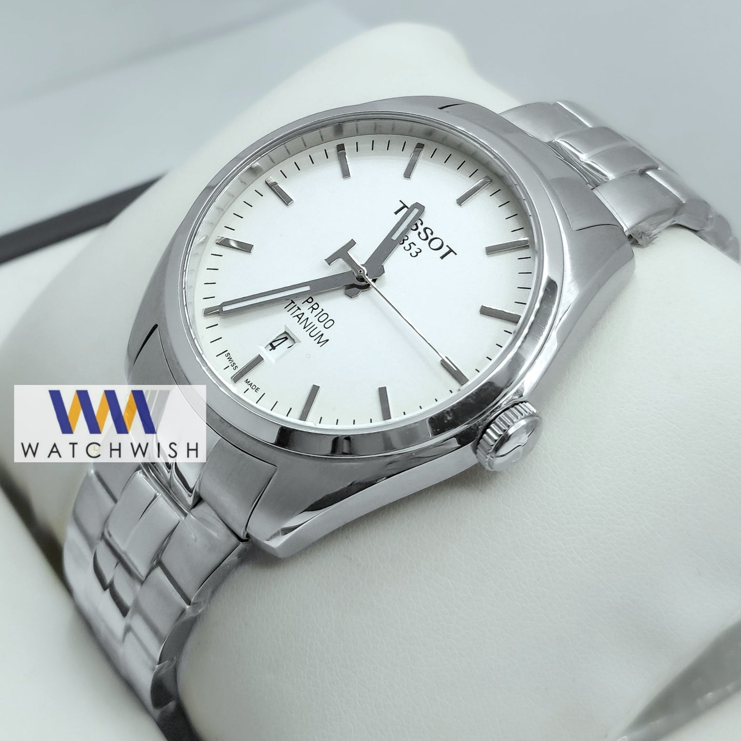New Collection Silver With White Dial Branded Watch For Men