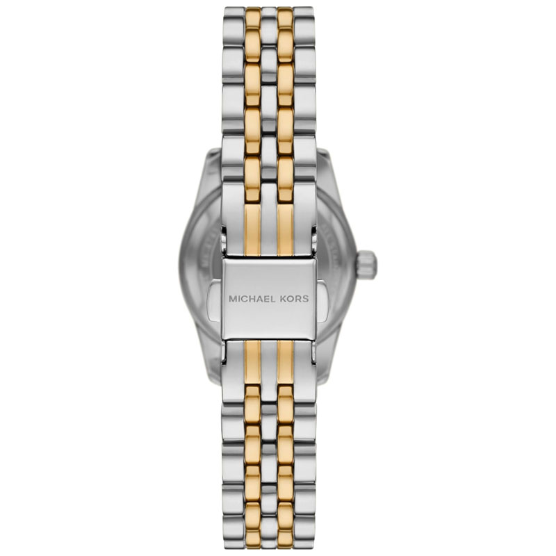 Michael Kors Women’s Quartz Two Tone Stainless Steel White Dial 26mm Watch MK4740