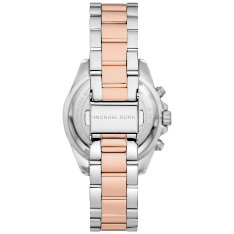 Michael Kors Women’s Quartz Two Tone Stainless Steel White Dial 36mm Watch MK7258