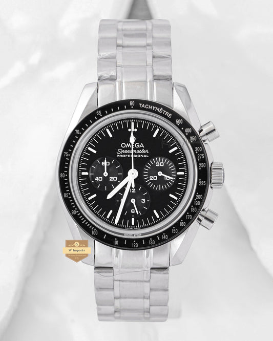 Latest Collection Chronograph Silver With Black Dial Chain Watch For Men