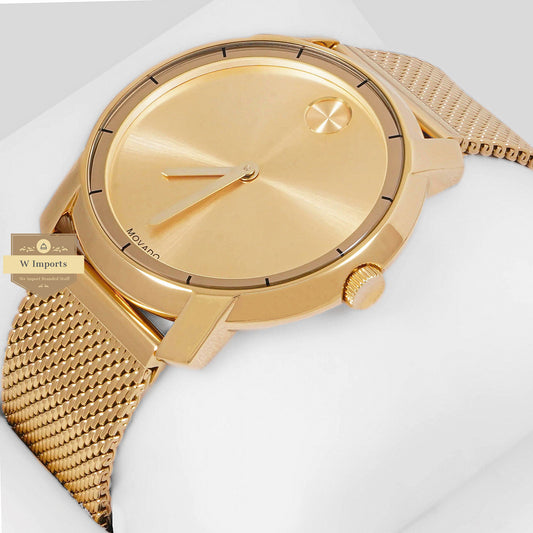 LATEST COLLECTION ALL YELLOW GOLD WITH DIAL MESH BRACELET