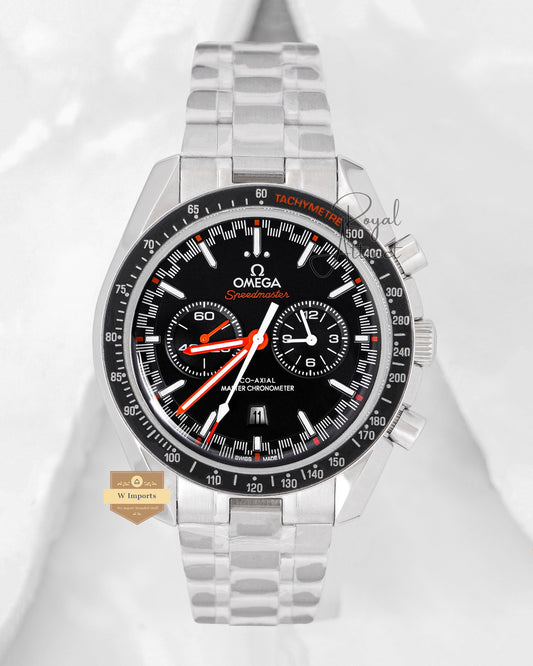 LATEST COLLECTION CHRONOGRAPH SILVER WITH BLACK DIAL CHAIN WATCH