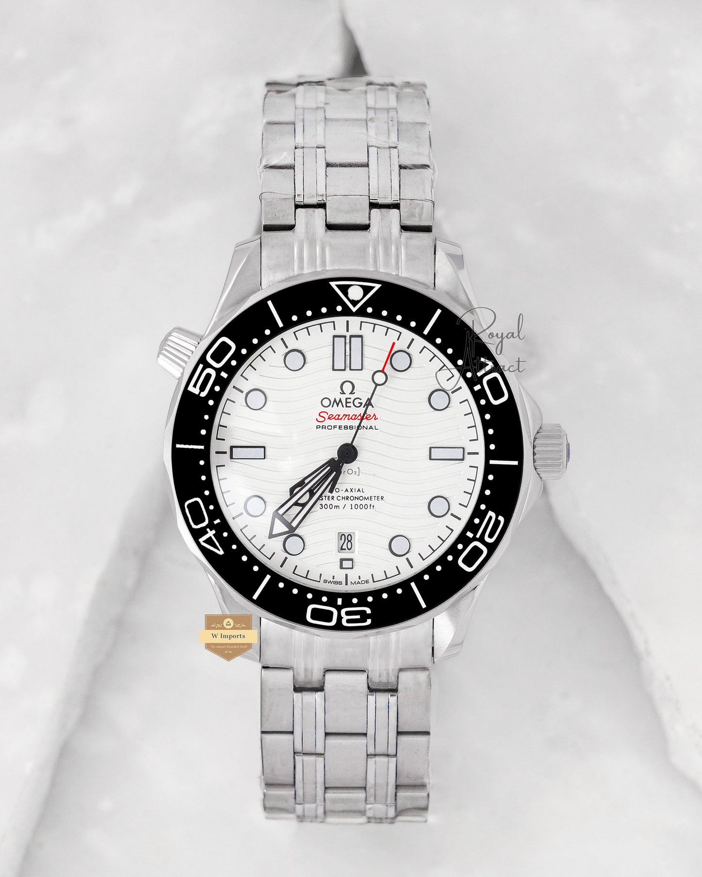 Latest Collection Silver With White Dial Automatic Watch