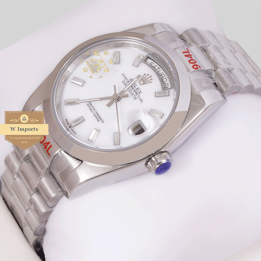 Latest Collection 40 Silver With White Dial Automatic Watch Zr Factory