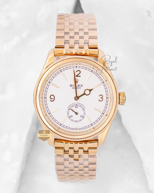 New Collection 39 Yellow Gold With White Dial V3 Made