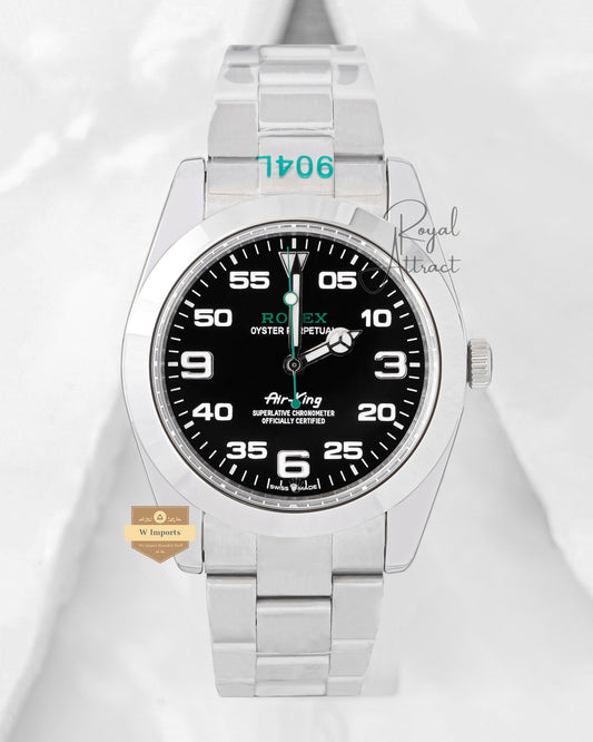 Latest Collection 40 Silver With Black Dial Automatic Watch v3 Factory