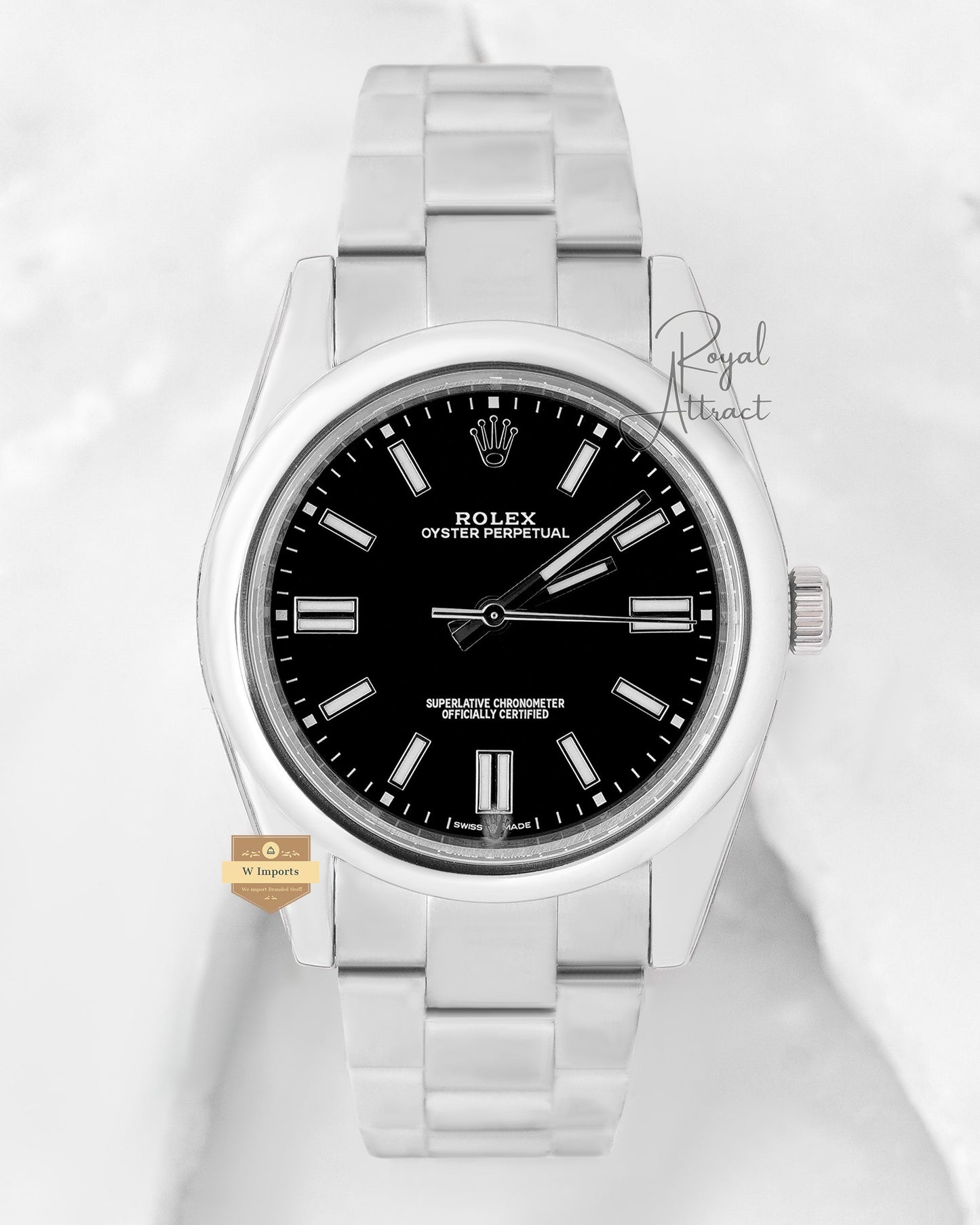 Latest Collection 41 Silver With Black Dial Automatic Watch V3 Factory