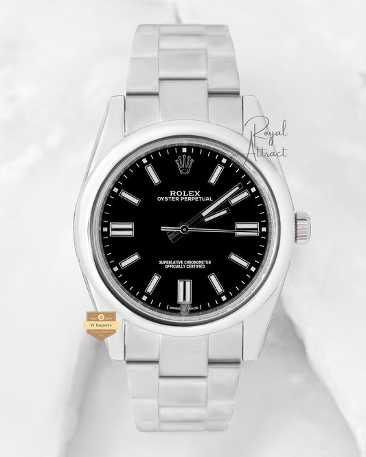 Latest Collection 41 Silver With Black Dial Automatic Watch V3 Factory