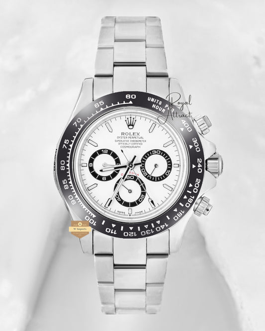 Latest Collection 40 Silver With White Dial Automatic Watch Bp Factory