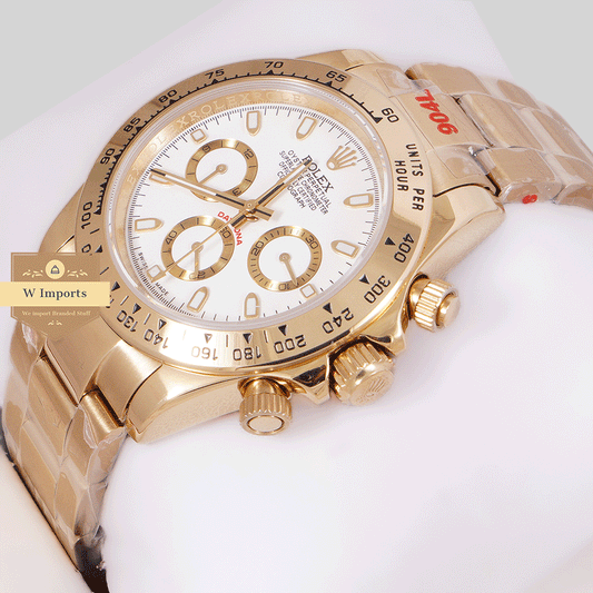 Latest Collection Chronograph 40 Yellow Gold With White Dial Zr Factory
