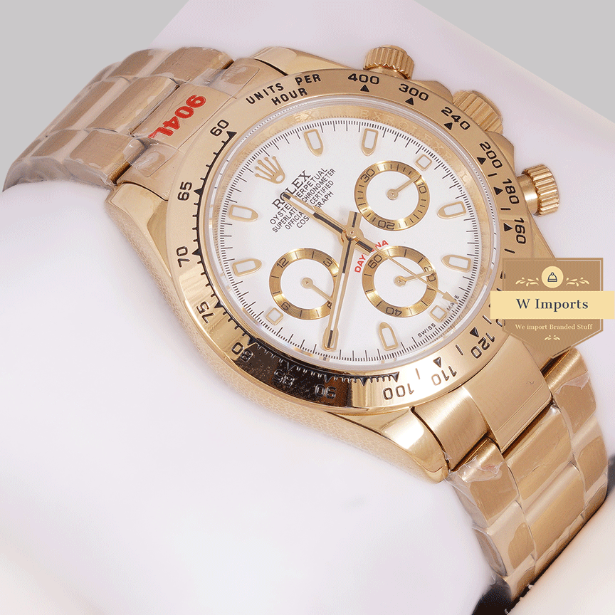 Latest Collection Chronograph 40 Yellow Gold With White Dial Zr Factory