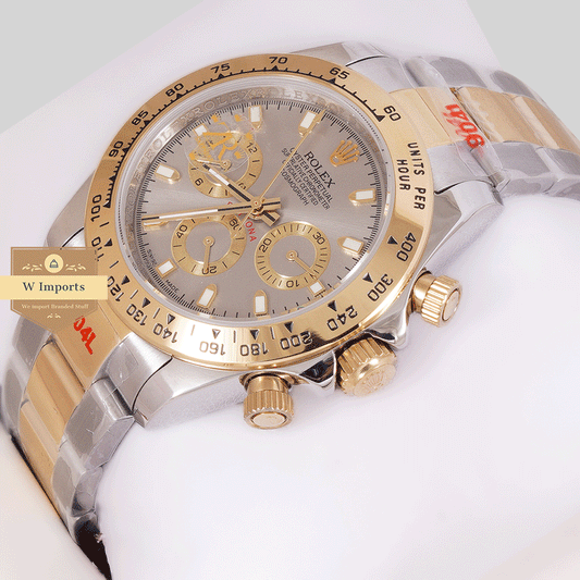 Latest Collection Chronograph 40 Two Tone Yellow Gold With Gray Dial Zr Factory