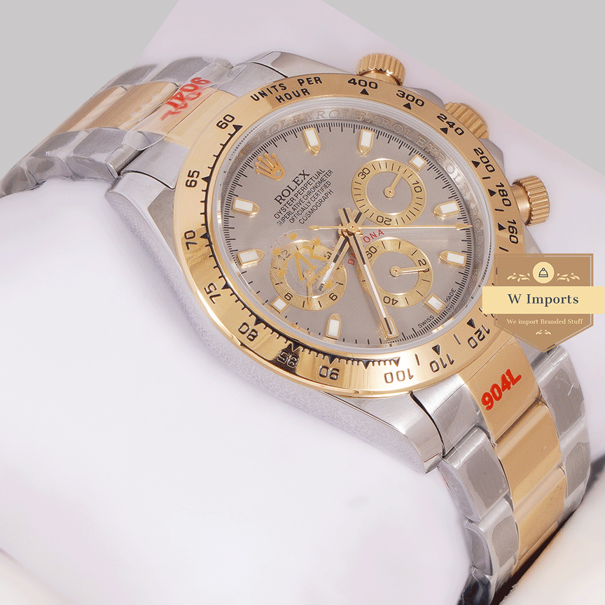Latest Collection Chronograph 40 Two Tone Yellow Gold With Gray Dial Zr Factory