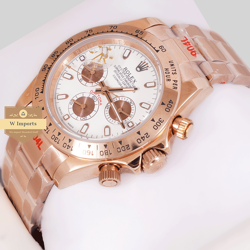 Latest Collection Chronograph 40 Rose Gold With White Dial Zr Factory