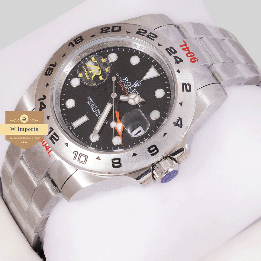 Latest Collection 42 Silver Stainless Steel With Black Dial Automatic Watch Zr Made