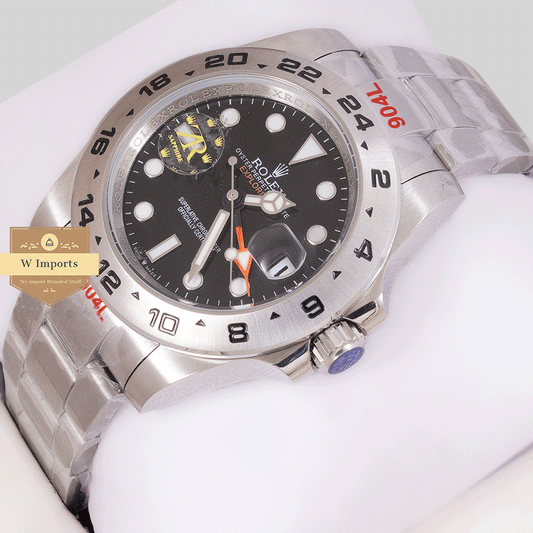 Latest Collection 42 Silver Stainless Steel With Black Dial Automatic Watch Zr Made