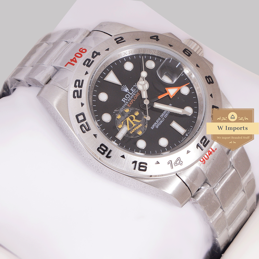 Latest Collection 42 Silver Stainless Steel With Black Dial Automatic Watch Zr Made