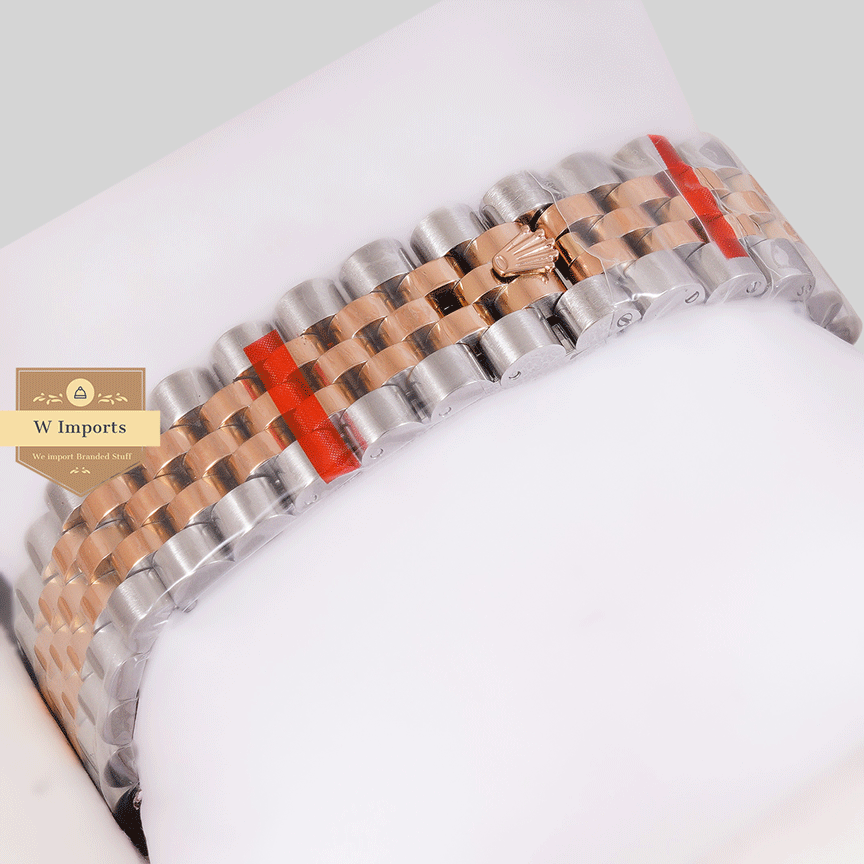 Latest Collection 36 Two Tone Rose Gold With Gray Dial Stone Bezel & Automatic Watch ZR Factory