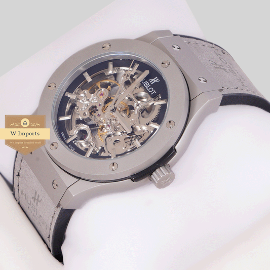 Latest Collection Silver Matt Case With Skeleton Dial Automatic watch