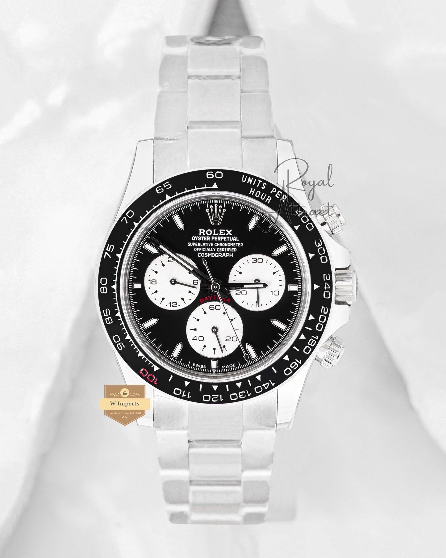 Latest Collection 40 Silver With Black Dial Automatic Watch Bp Factory