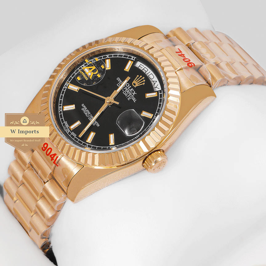 Latest Collection 36 Yellow Gold With Black Dial Automatic Watch Zr Factory