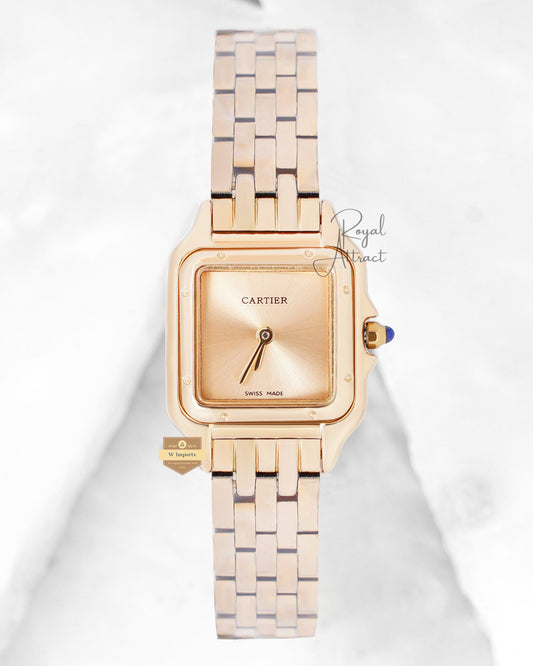 Premium Collection All Yellow Gold With Dial Ladies Watch