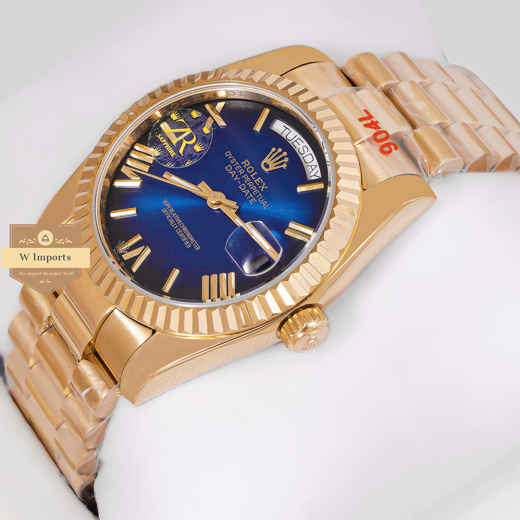 New Arrival Collection 36 Yellow Gold With Blue Dial Fluted Bezel ZR Factory