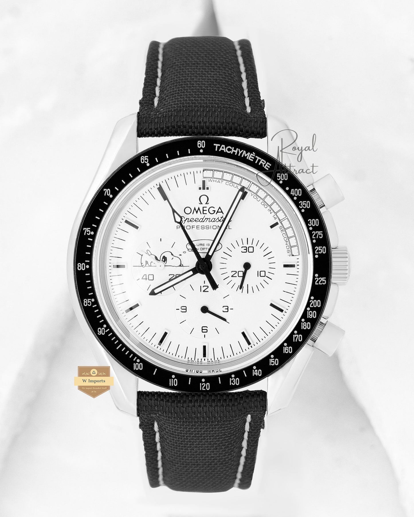 Latest Collection Silver Case With White Dial & Leather Strap