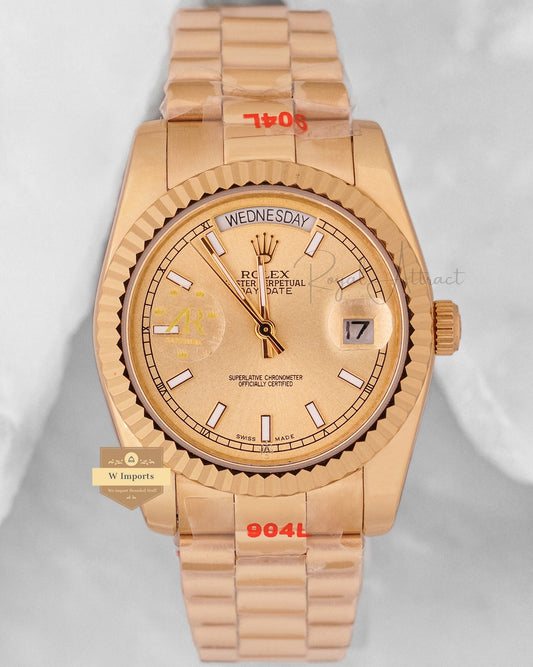 Latest Collection 36 All Yellow Gold With Dial  Automatic Watch Zr Factory