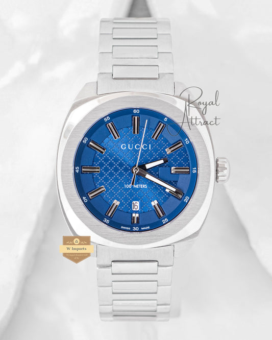 Latest Collection Silver With Blue Dial Chain watch