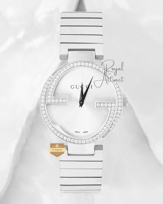 Latest Collection All Silver With Dial Stone bezel Unisex Watch