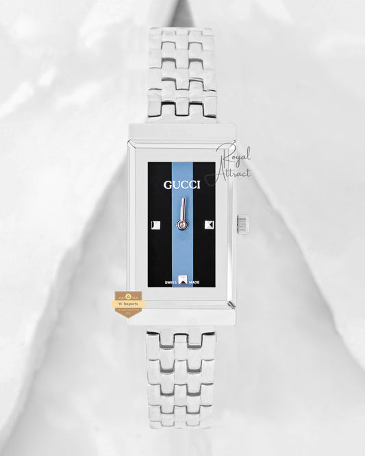 Latest Collection Slimmest Silver With Black Dial Ladies Watch