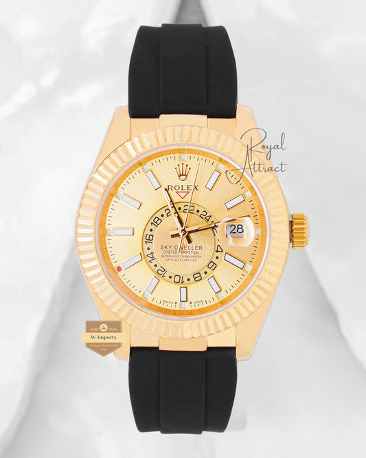 Latest Collection 42 All Yellow Gold Case With Dial Automatic Watch V3 Factory
