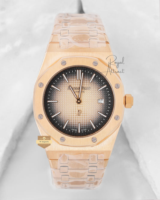 Latest Collection Slim All Yellow Gold With Dial Chain Watch
