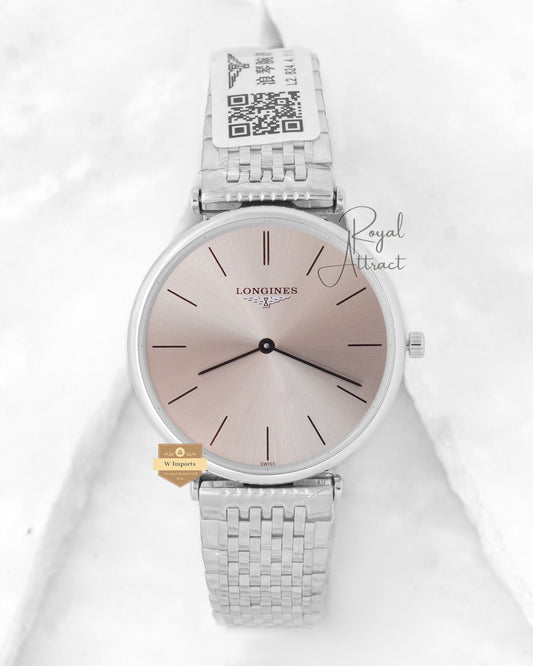 Latest Collection All Silver With Dial Slim Watch For Men