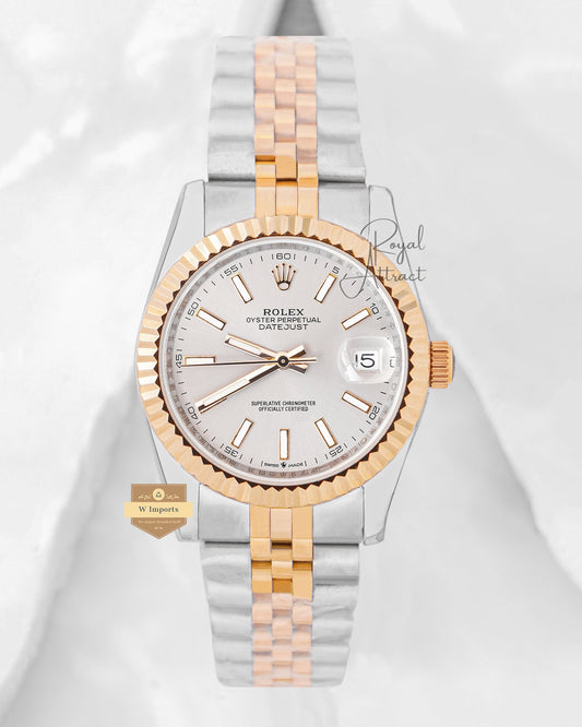 Latest Collection 36 Two Tone Yellow Gold With Gray Dial Automatic Watch Zr Factory