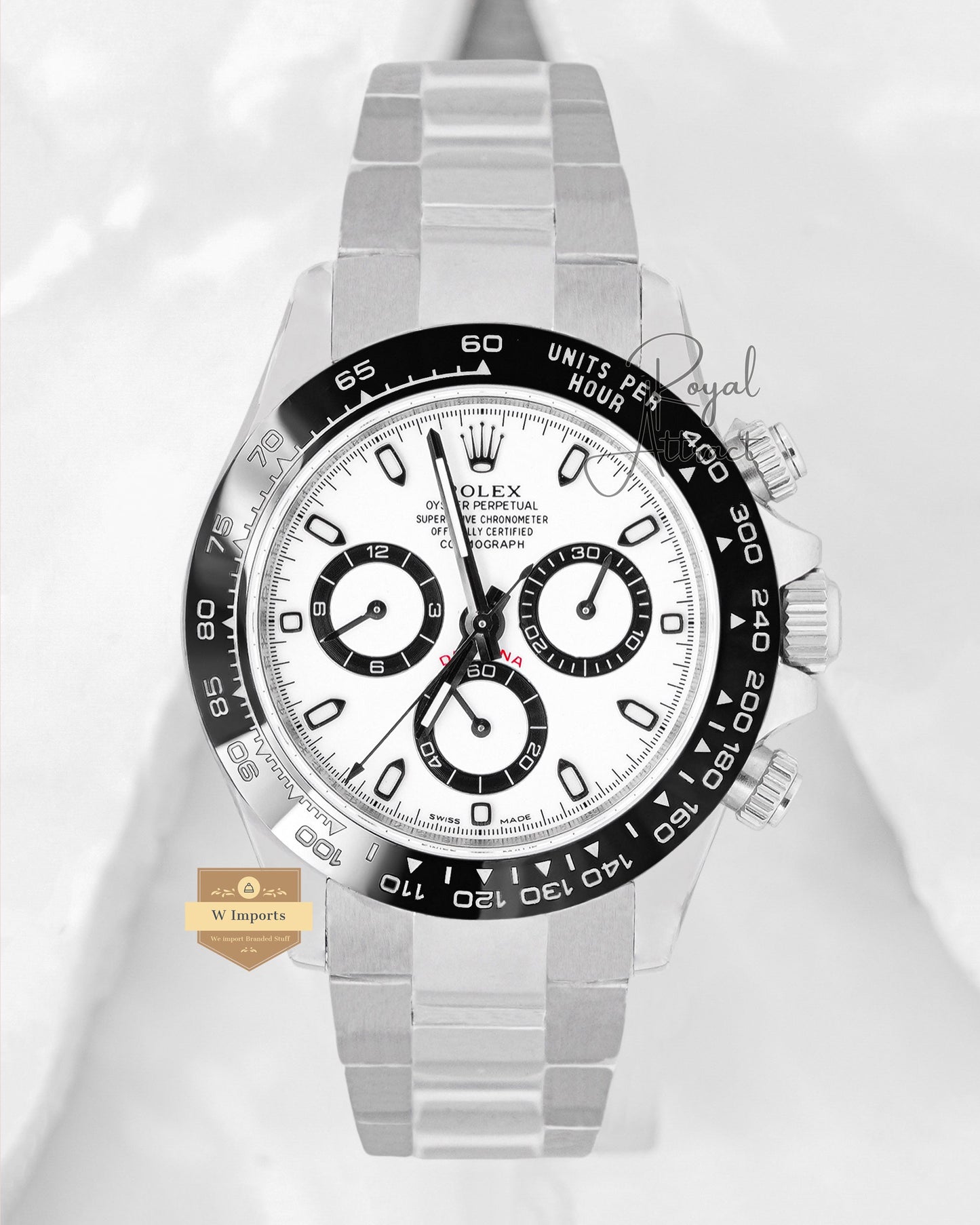 Latest Collection 40 Silver With White Dial Automatic Watch Clean Made