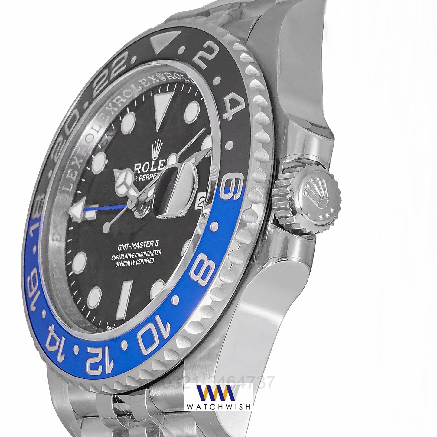 LATEST COLLECTION SILVER PREMIUM GMT AR MADE AUTOMATIC WATCH