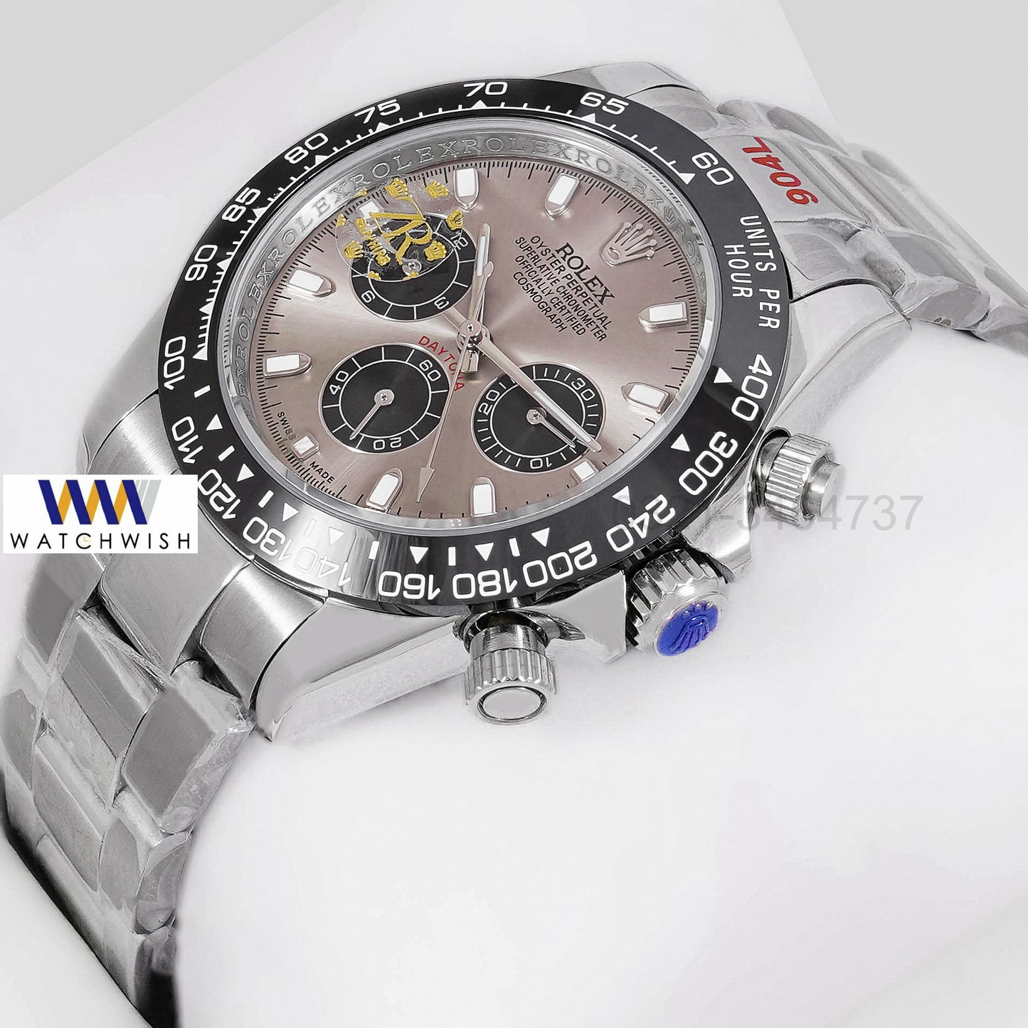 NEW COLLECTION CHRONOGRAPH 40 SILVER WITH GRAY DIAL & BLACK BEZEL ZR FACTORY