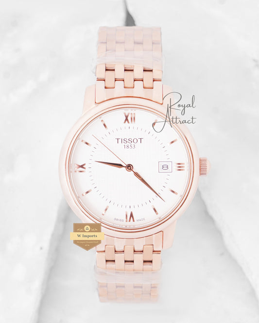 Latest Tourelles Collection Rose Gold With White Dial