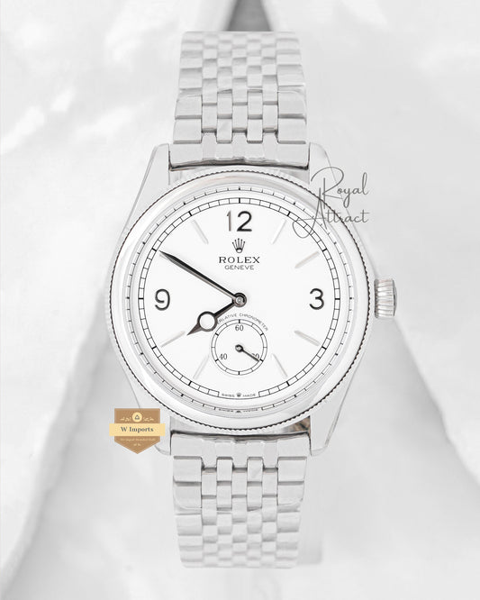 New Collection 39 Silver With White Dial V3 Made