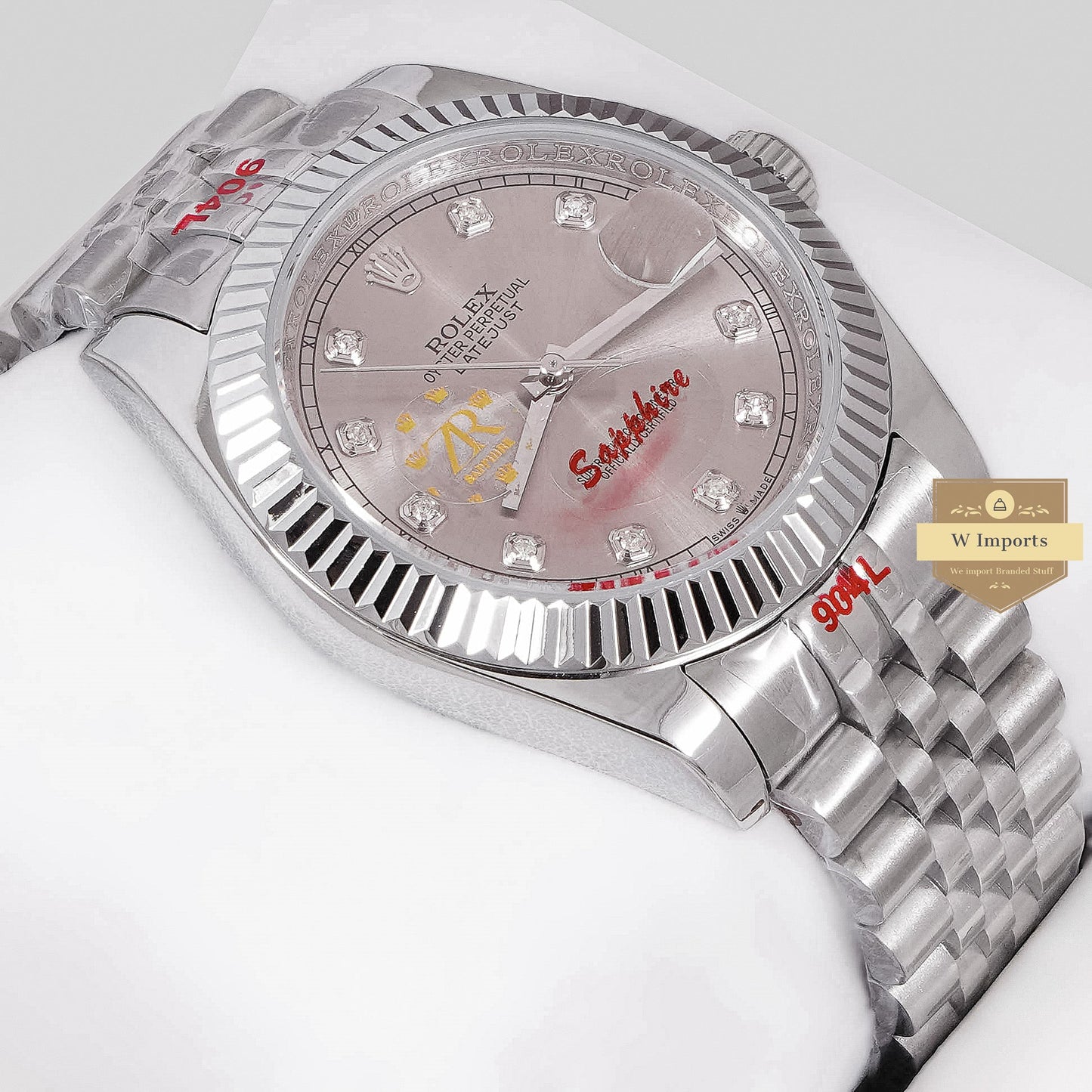 LATEST COLLECTION 41 ALL SILVER WITH DIAL AUTOMATIC WATCH ZR FACTORY