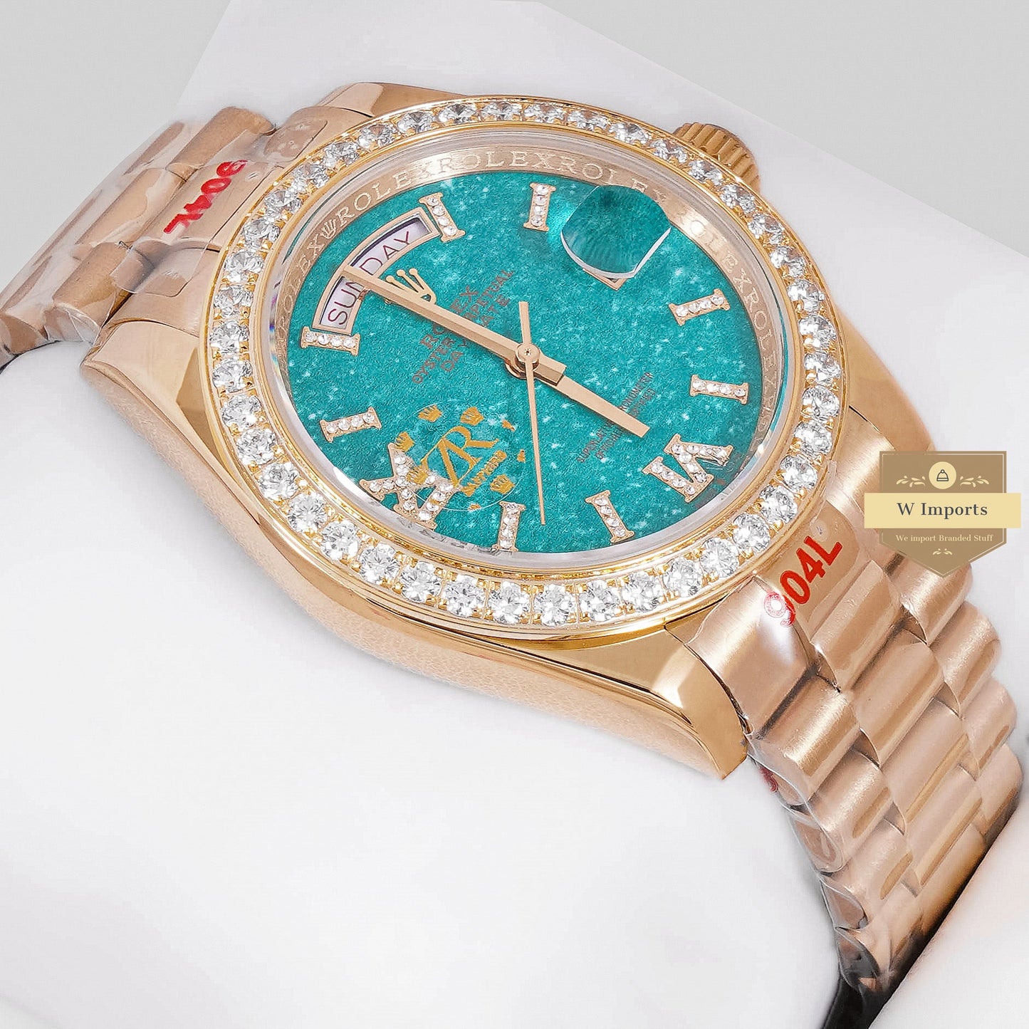 LATEST COLLECTION 40 YELLOW GOLD WITH OCEAN BLUE DIAL AUTOMATIC WATCH ZR FACTORY