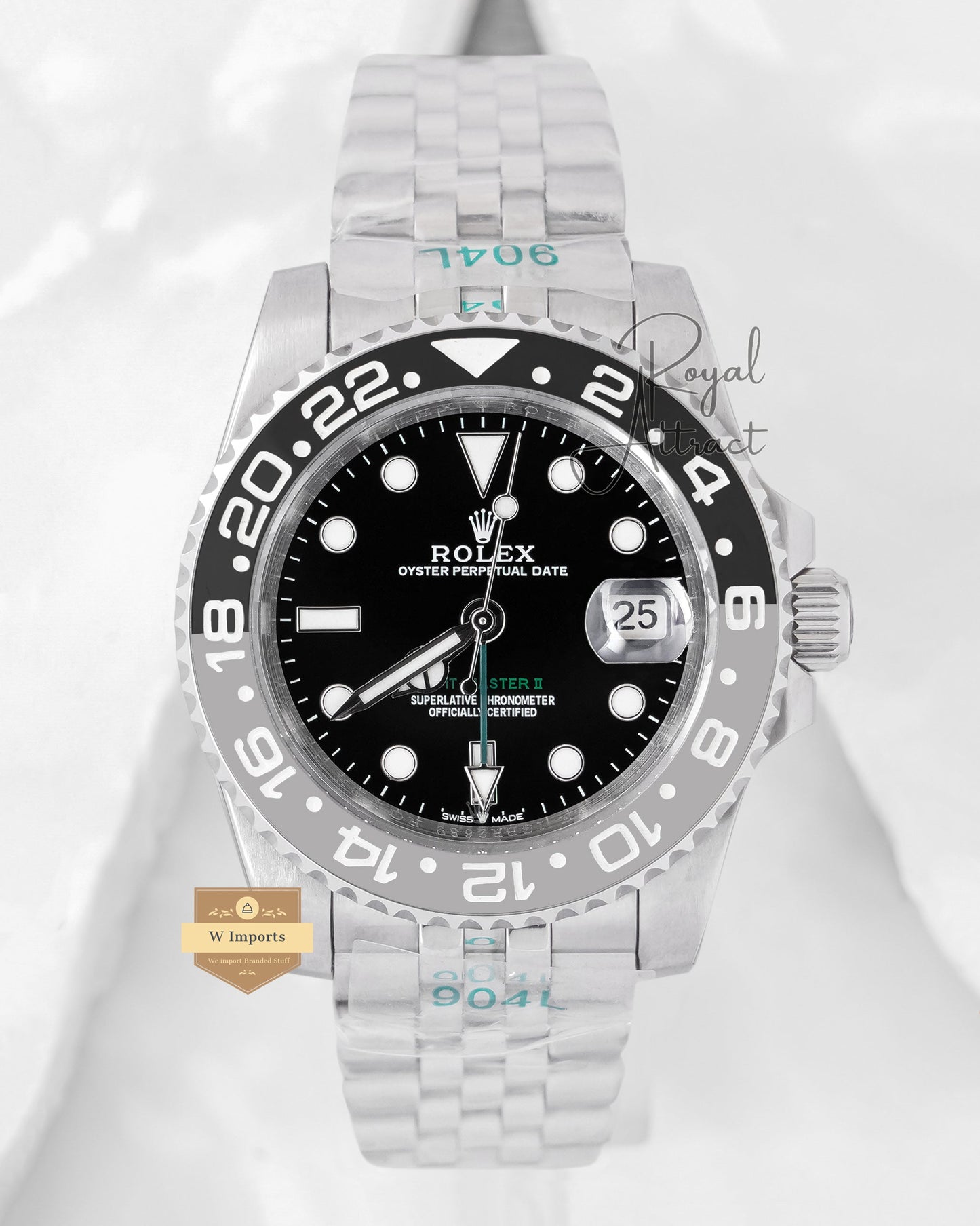 Latest Collection B Wayne Gmt 40 Silver With Black Dial V3 Factory