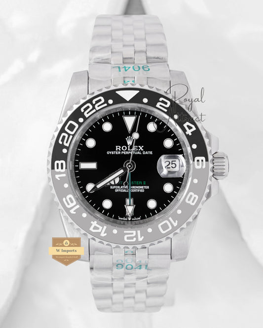 Latest Collection B Wayne Gmt 40 Silver With Black Dial V3 Factory