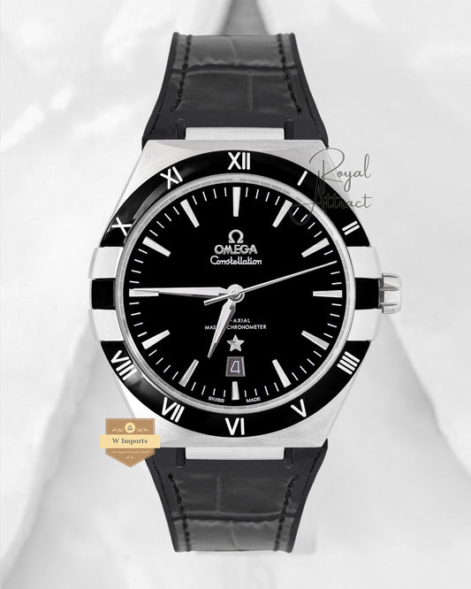 Latest Collection Silver Case With Black Dial Automatic Watch